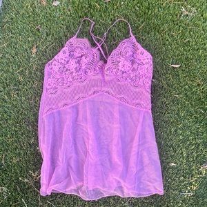 Victorias Secret Sheer Lingerie Babydoll Top